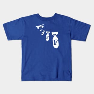 Droppin' F-Bombs Kids T-Shirt